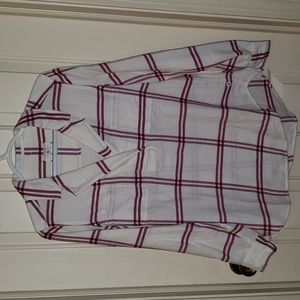 Lou & Grey Plaid Palette Popover Oversized Flannel XS